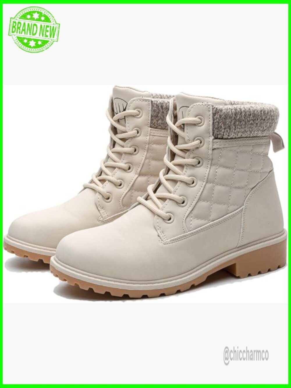 Waterproof Lightweight Hiking Boots Ankle Lace Up Work Shoes Comfortable